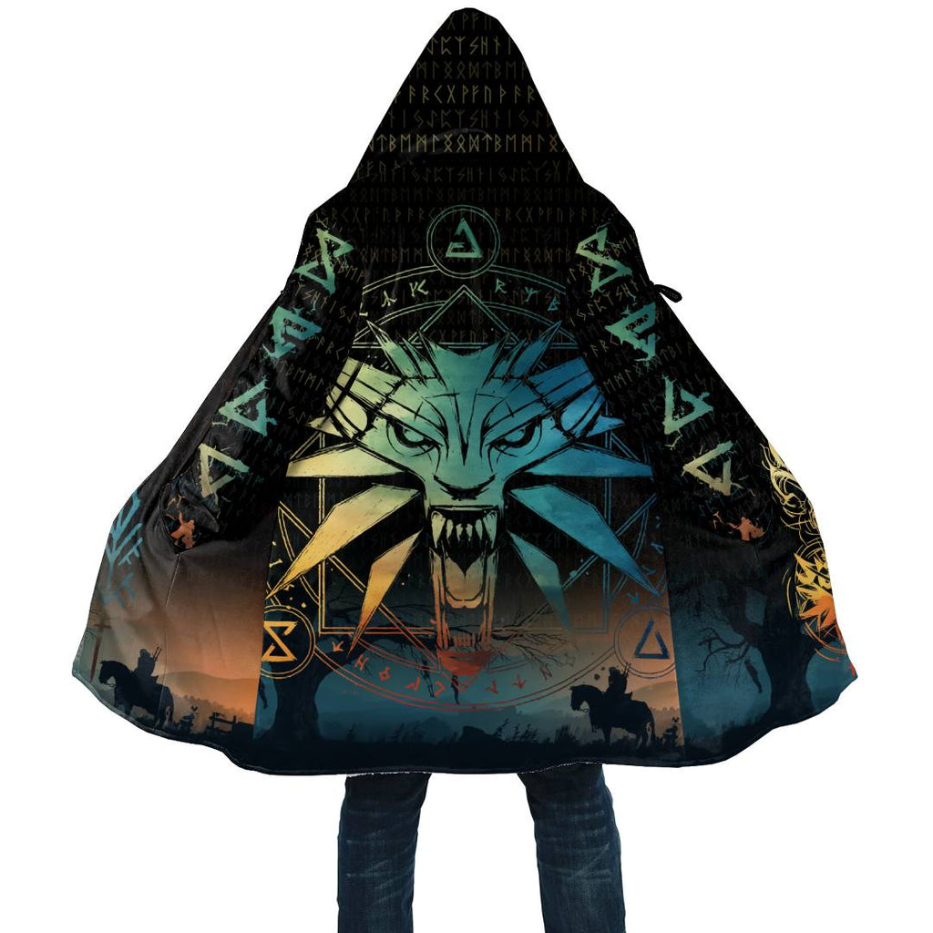 Fenrir Wolf Tattoo In Ragnarok Cloak